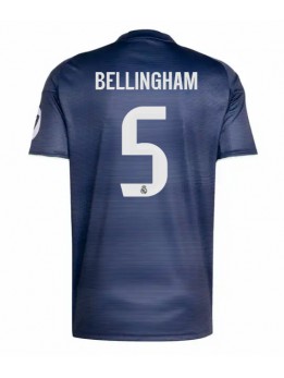 Billige Real Madrid Jude Bellingham #5 Bortedrakt 2025-26 Kortermet